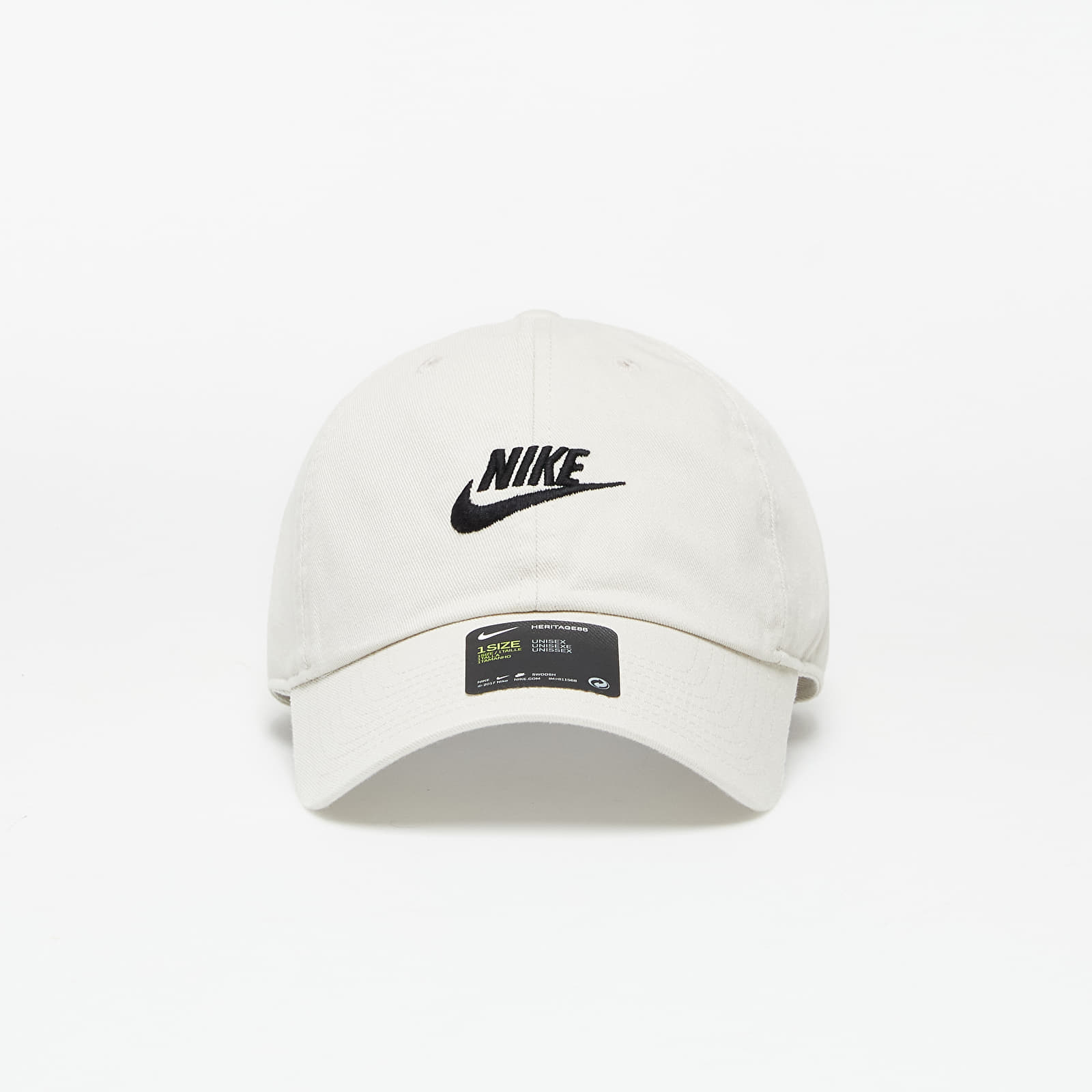 Шапки с козирка Nike Sportswear Heritage86 Futura Washed Hat Light Bone/ Light Bone/ Black 113992_univerzální