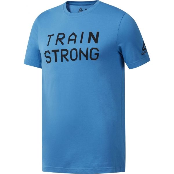 Reebok GS TRAIN STRONG TEE син XL – Мъжка тениска 1579822