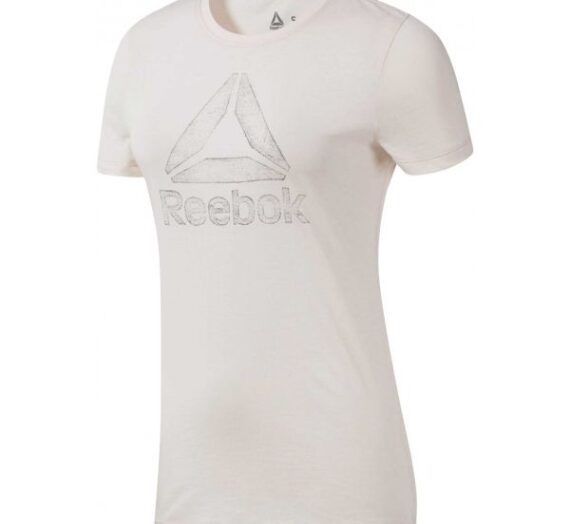 Reebok OPP DELTA TEE бял M – Дамска тениска 1579932