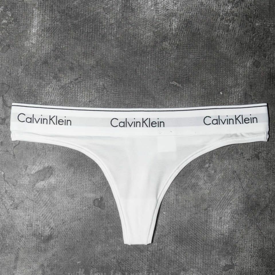 Бикини Calvin Klein Thong White 15967_L