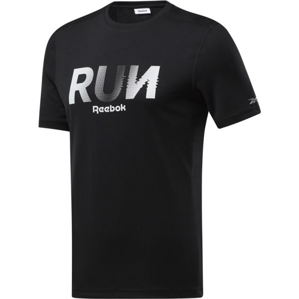 Reebok RE GRAPHIC TEE черен M – Мъжка тениска 1732471