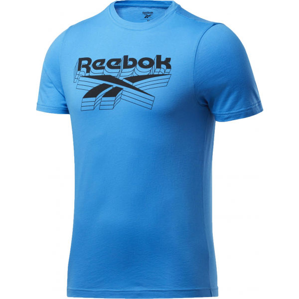 Reebok GS OPP TEE синьо M – Мъжка тениска 1835871