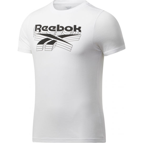 Reebok GS OPP TEE бяло M – Мъжка тениска 1835881
