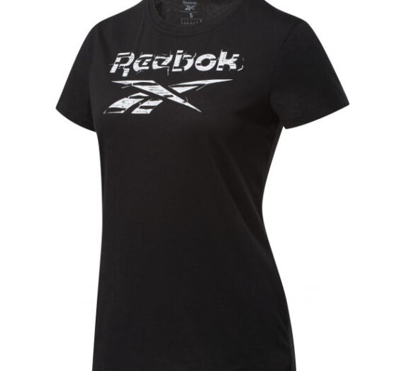 Reebok TE GRAPHIC TEE STACK LOGO  S – Дамска тениска 1843765