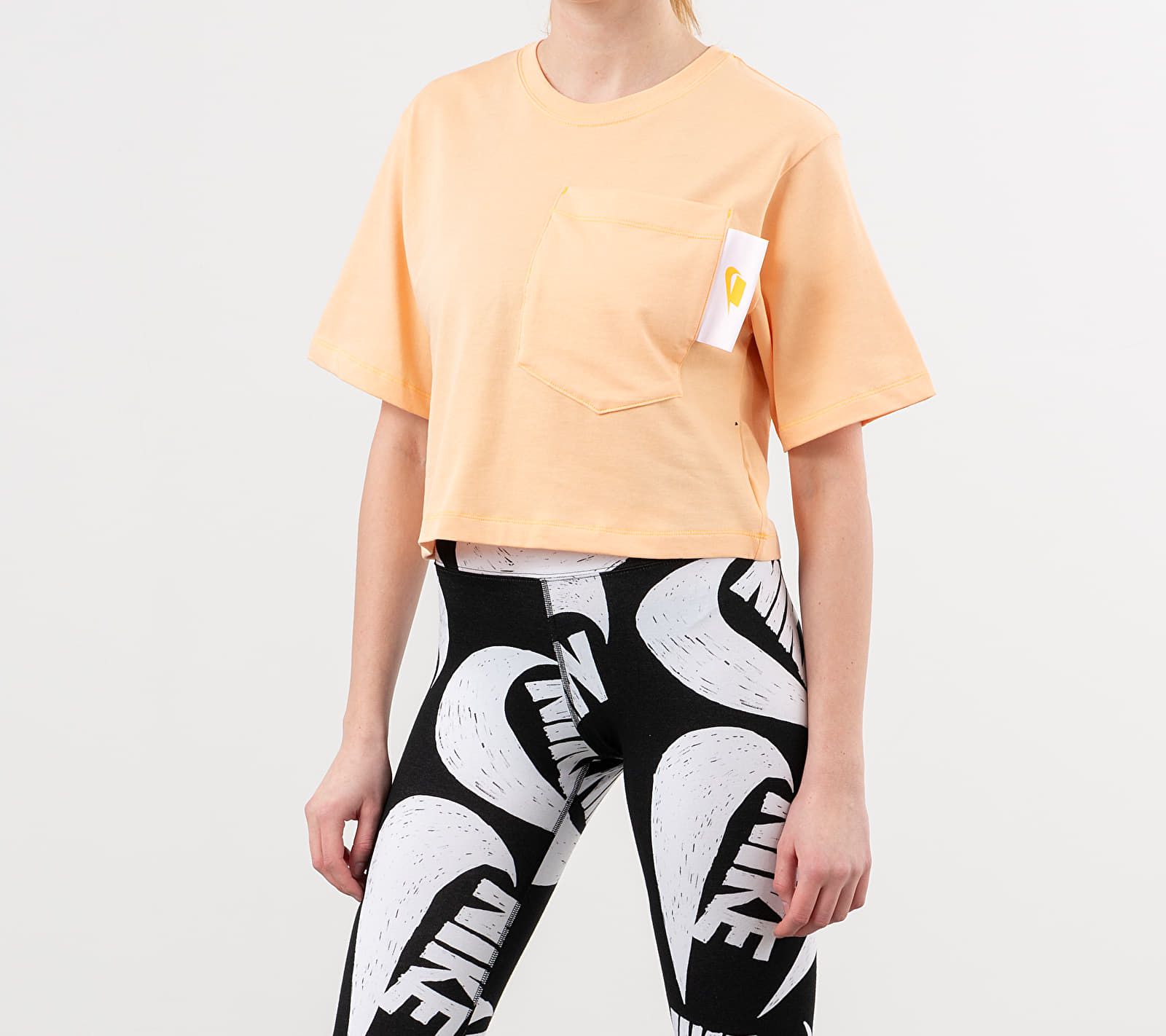 Тениски Nike Sportswear Crop Top Orange Chalk/ White/ Laser Orange 50536_L