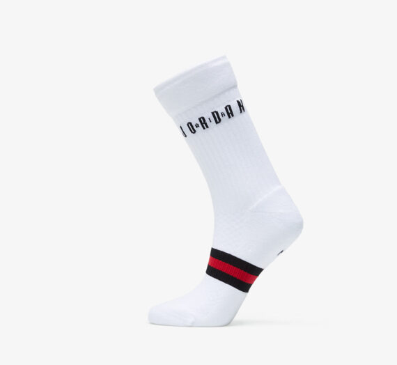 Ежедневните чорапи Jordan Legacy 2 Pair Crew Socks White/ Gym Red/ Black 52527_S