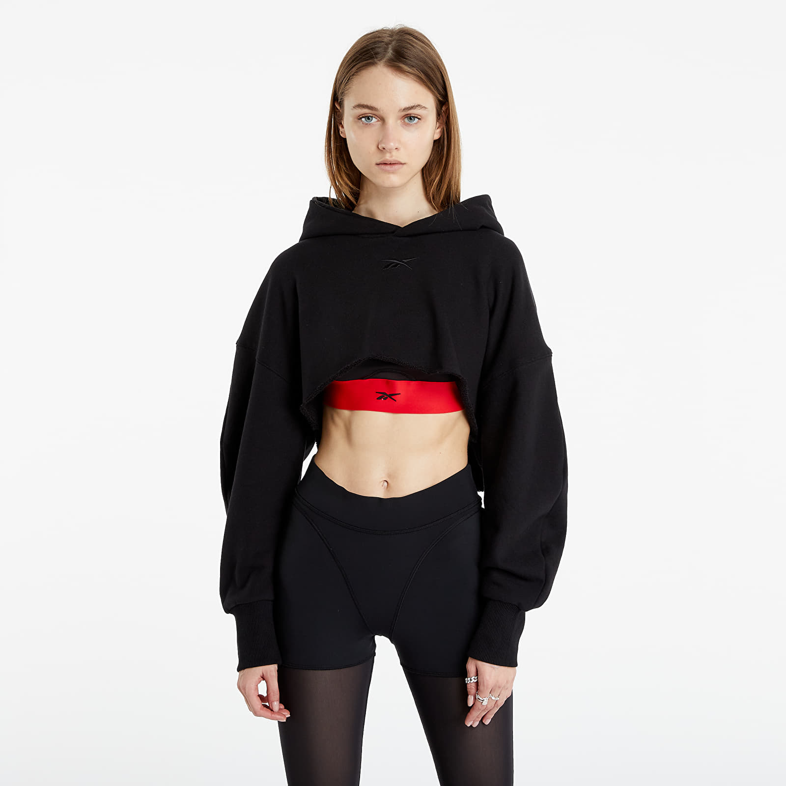 Суичъри и пуловери Reebok x Cardi B Crop Sweatshirt Black 104236_XS