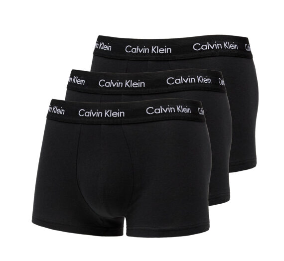 Боксерки Calvin Klein 3 Pack Low Rise Trunks Black 110512_S