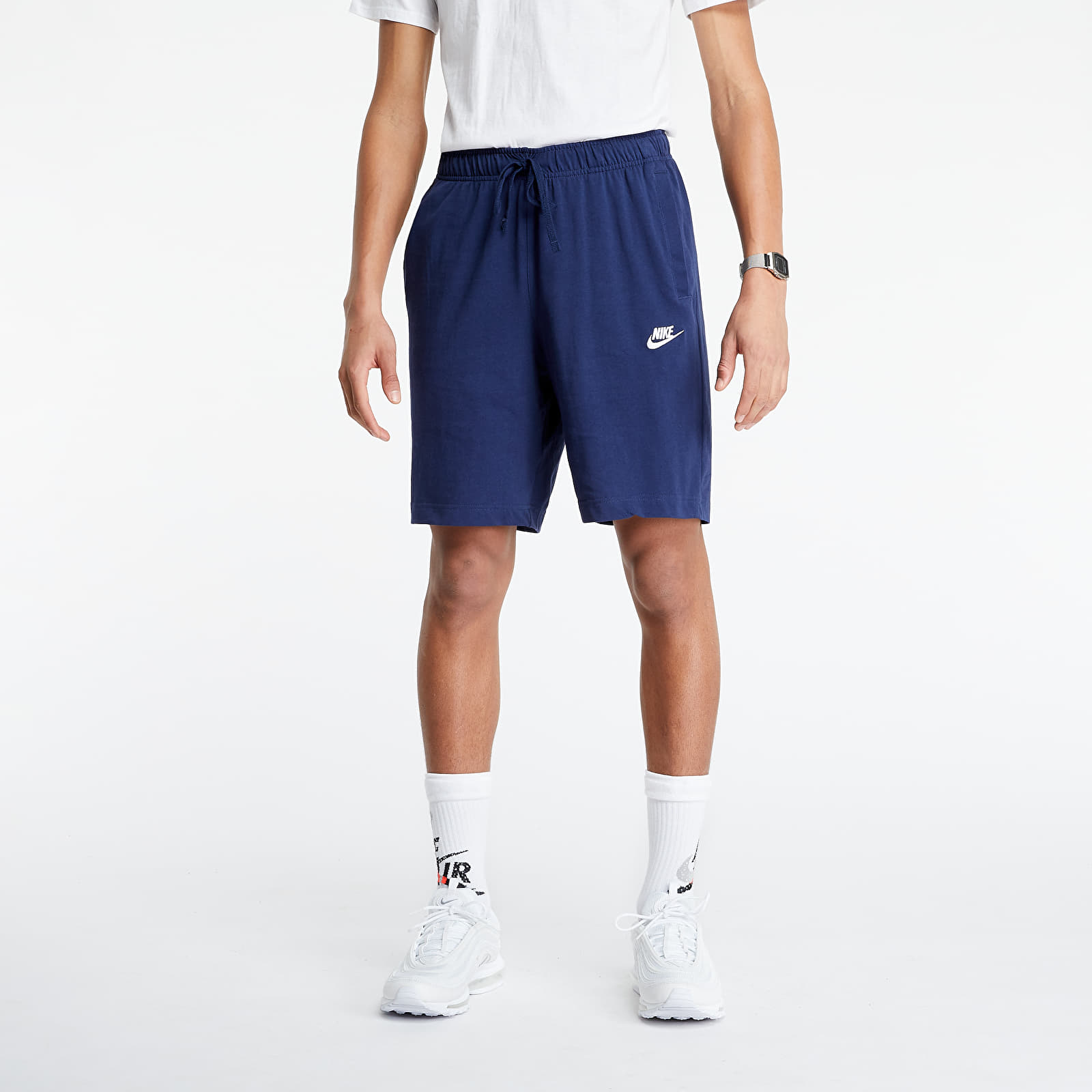 Къси панталони Nike Sportswear JSY Club Shorts Midnight Navy/ White 110611_S