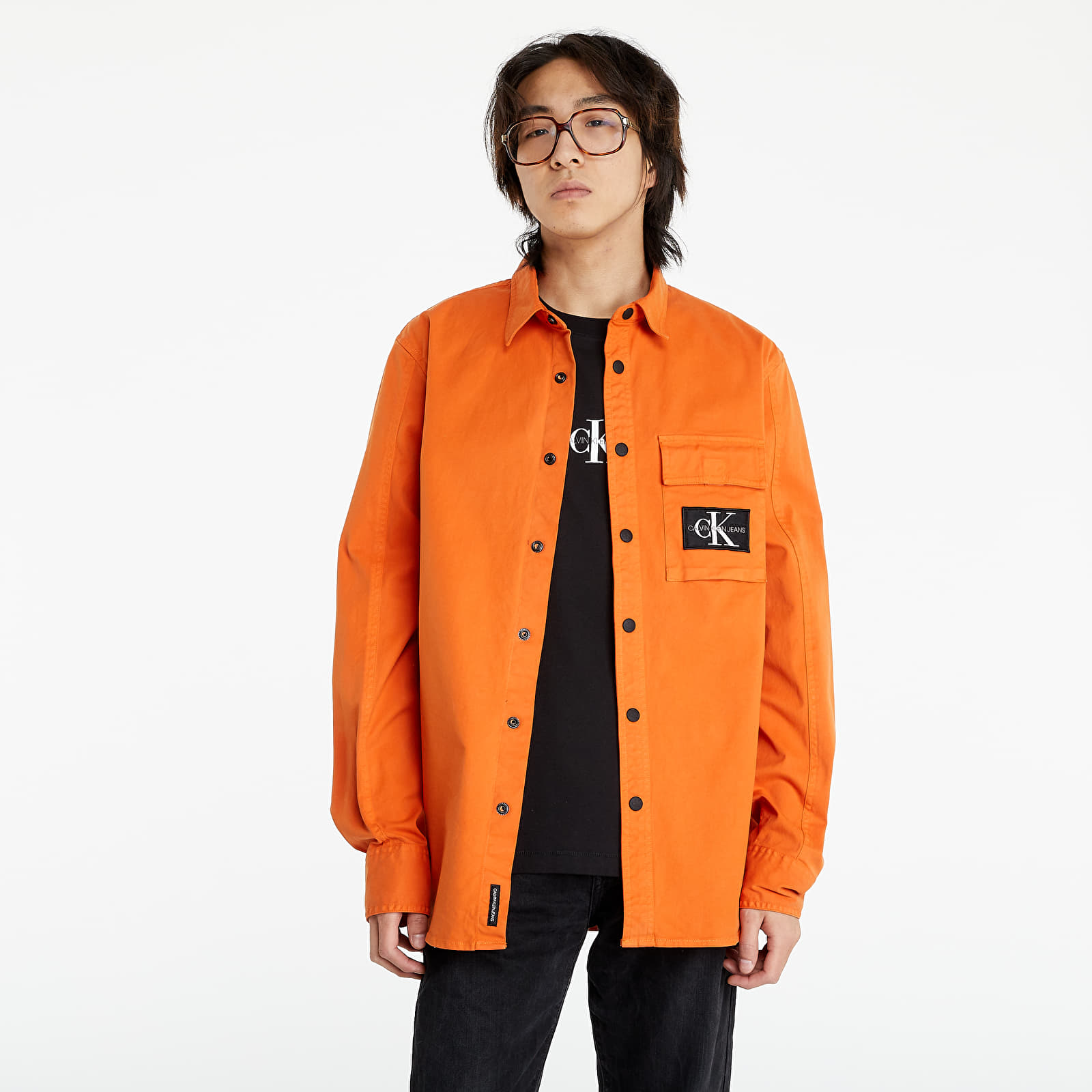 Якета и палта Calvin Klein Jeans GMD Shirt Rusty Orange 123844_XL