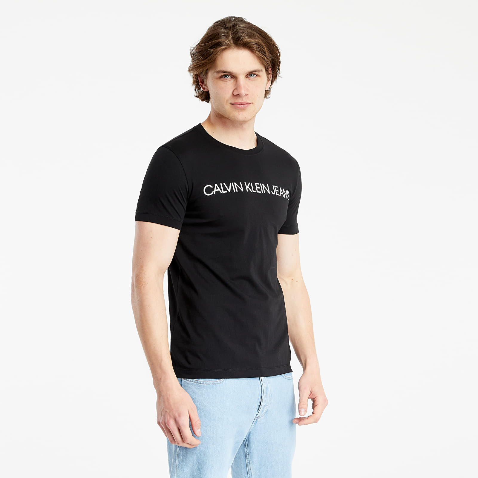 Тениски Calvin Klein Jeans 2 Pack Slim Organic Cotton T-Shirts Black 124705_S