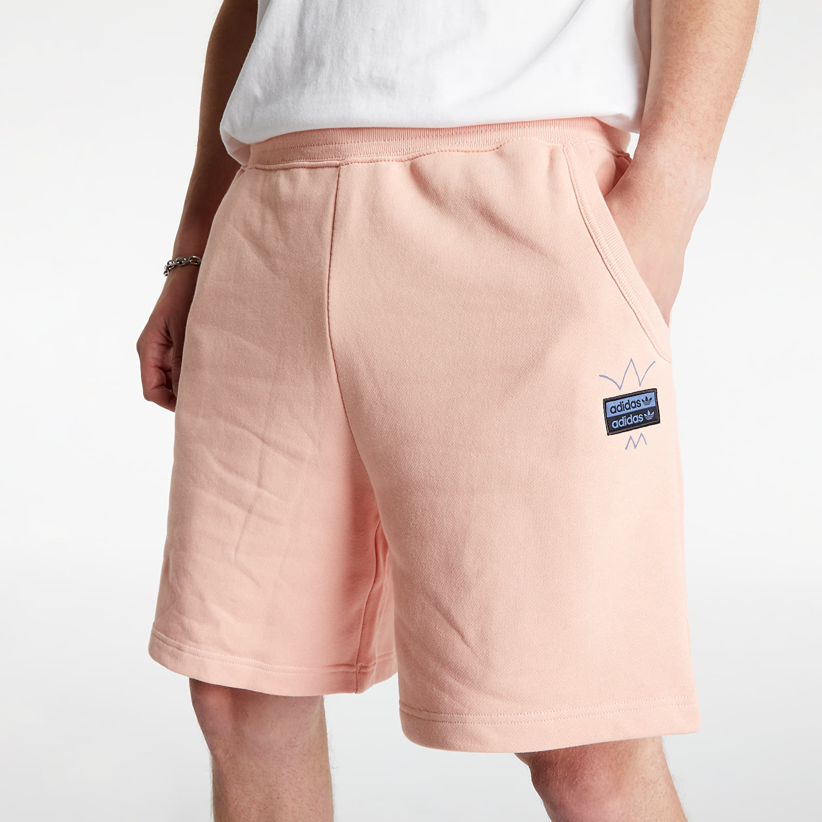 Къси панталони adidas Originals R.Y.V. Abstract Trefoil Shorts Dust Pink 125833_S