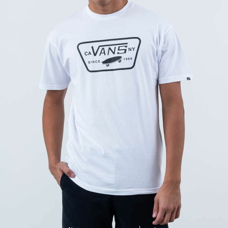 Тениски и ризи Vans Full Patch Shortsleeve Tee White/ Black 32887_M