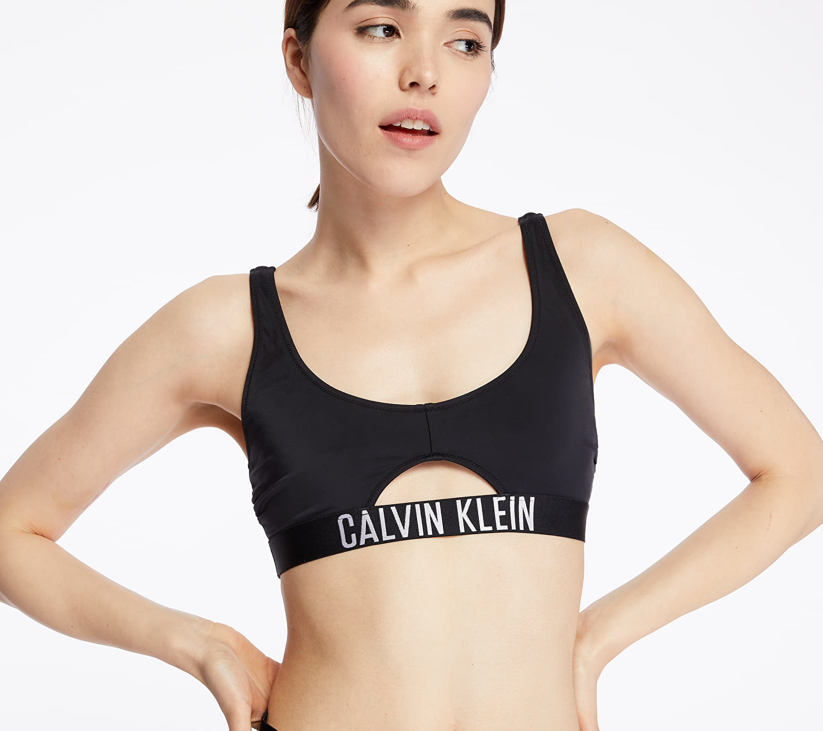 Бански Calvin Klein Cut Out Swim Bralette Black 51282_XL