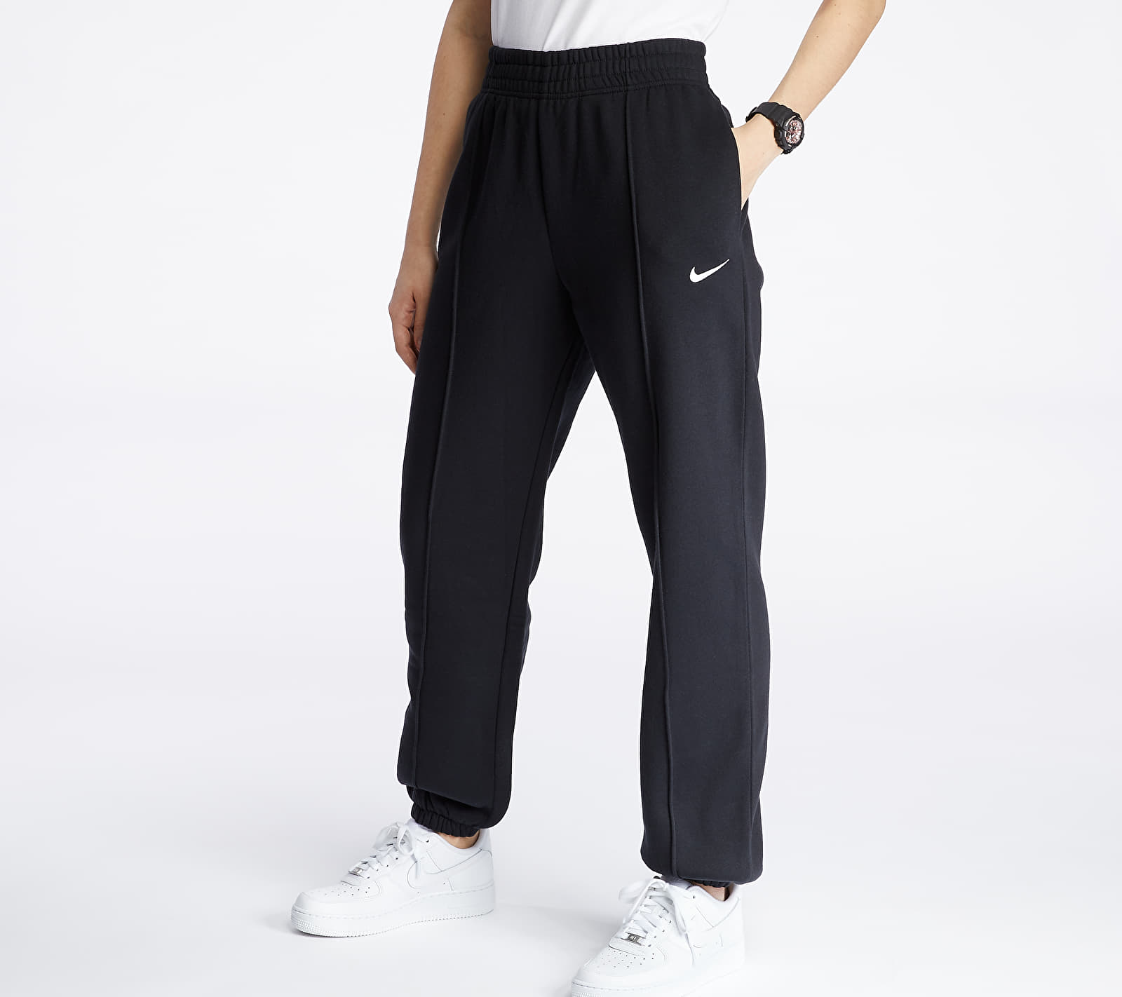 Дънки и панталони Nike Sportswear Fleece Trend Pants Black/ White 52706_S