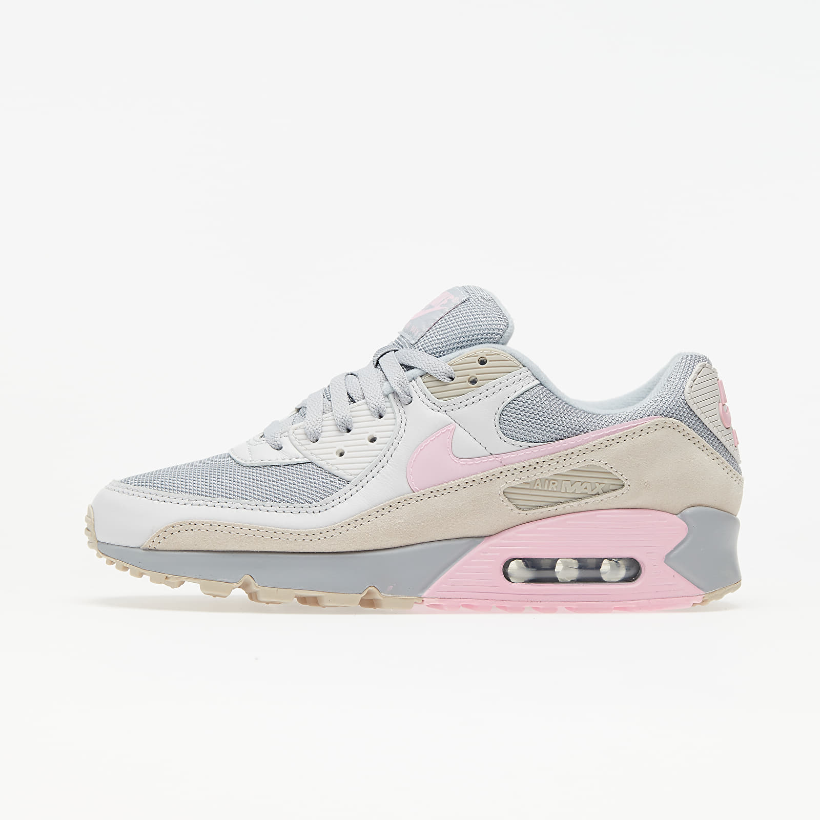 Мъжки кецове и обувки Nike Air Max 90 Vast Grey/ Pink-Wolf Grey-String 53196_11_5