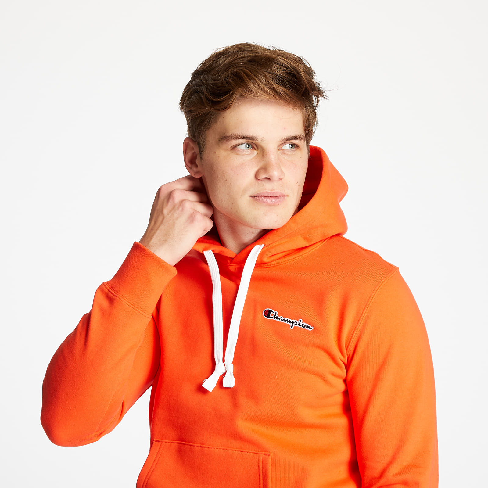 Суичъри и пуловери Champion Logo Hoodie Orange 79057_S