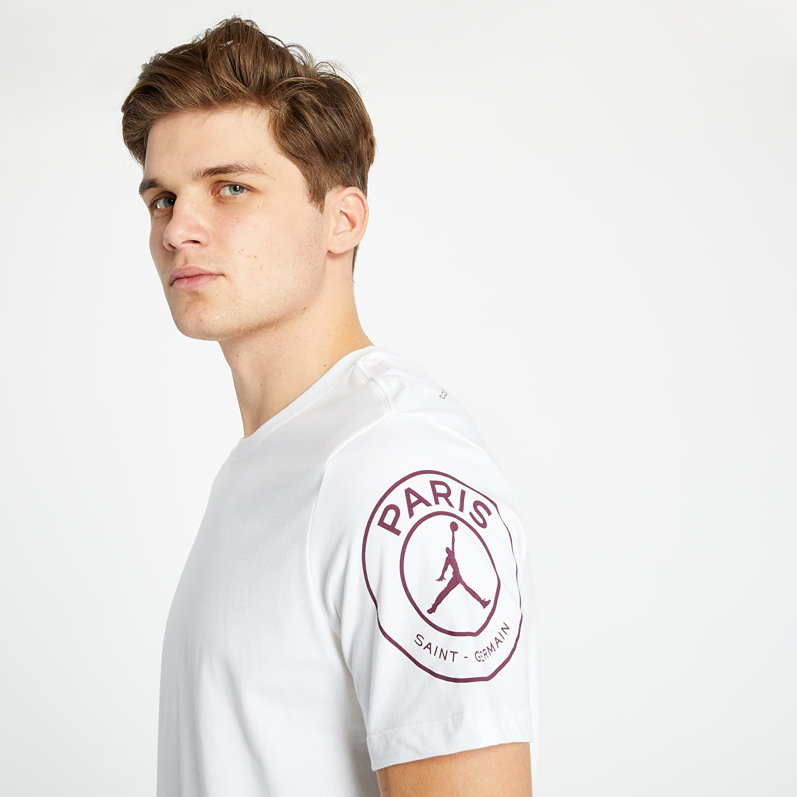 Тениски Jordan PSG Logo Tee White 84616_S