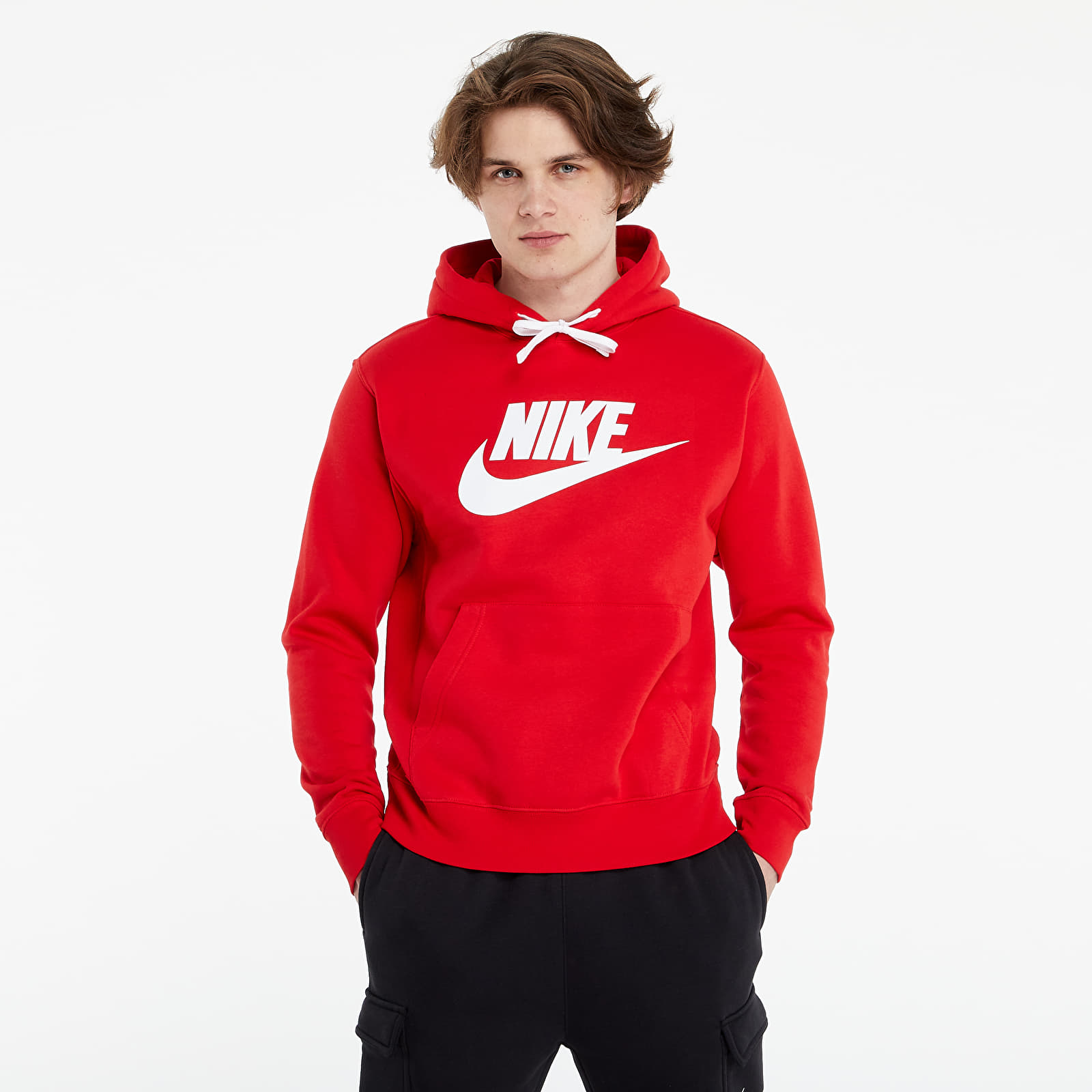 Суичъри и пуловери Nike Sportswear Club Pullover BB Gx Hoodie University Red/ White/ White 85300_L