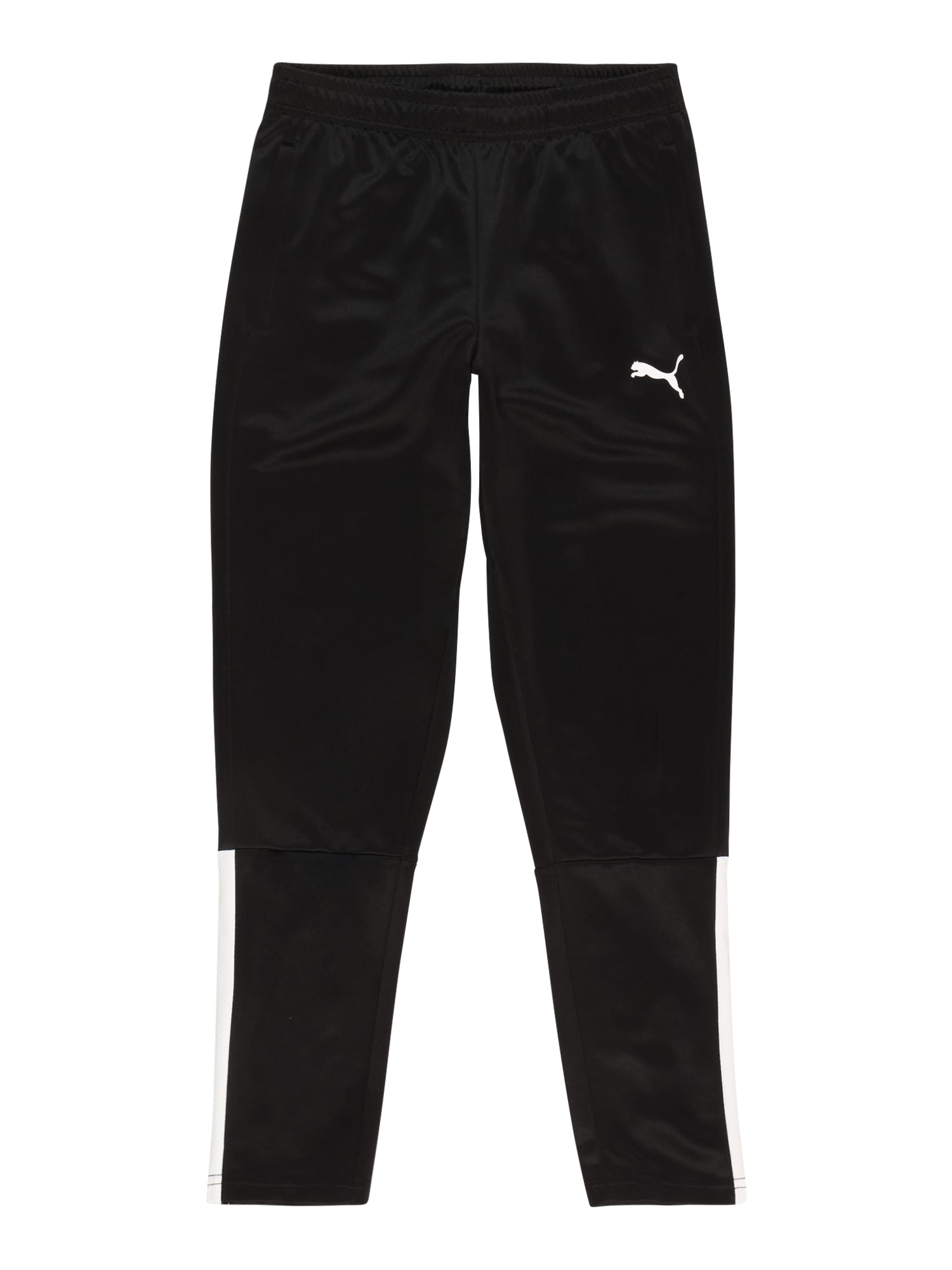 PUMA Спортен панталон  черно / бяло 43078820