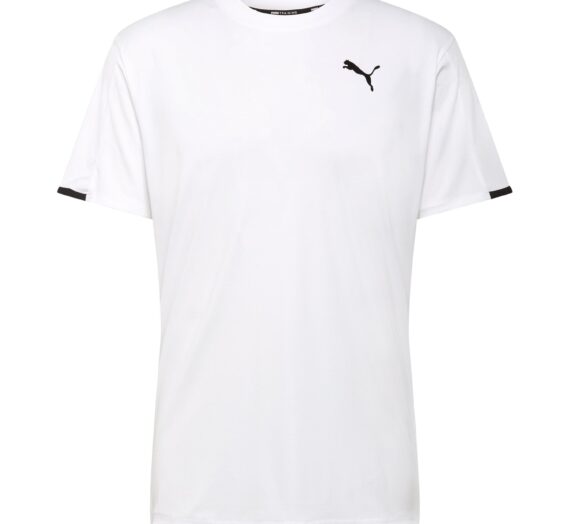 PUMA Функционална тениска  бяло / черно / светлосиво 43114609