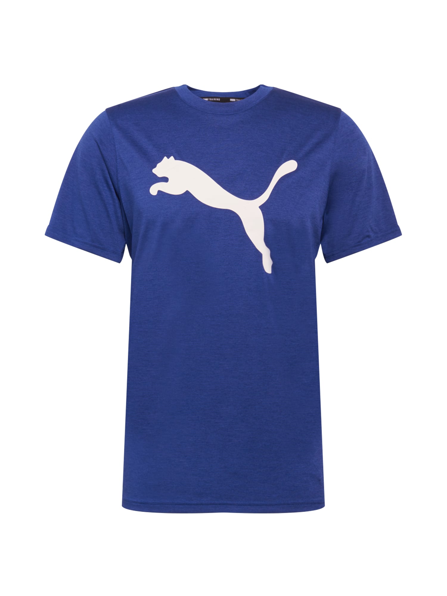 PUMA Функционална тениска ‘Heather Cat’  синьо меланж / бяло 43146270
