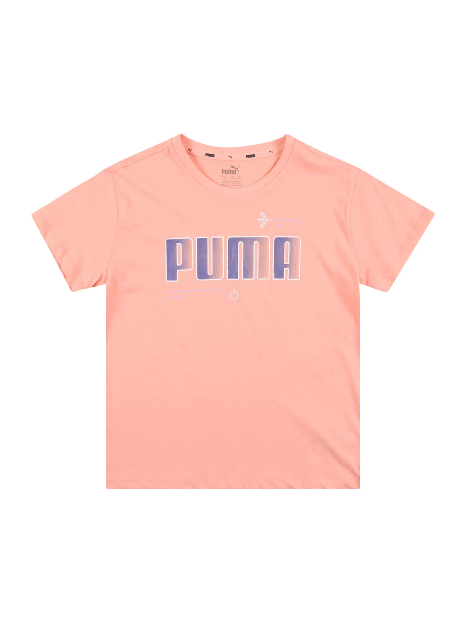 PUMA Тениска ‘Alpha’  кайсия / синьо 43324987