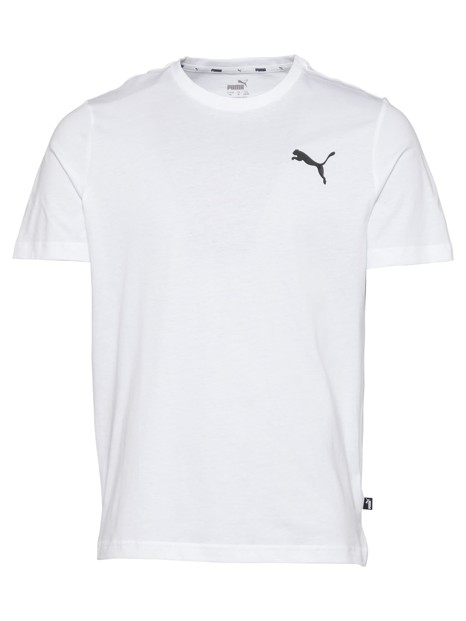 PUMA Функционална тениска ‘Essentials’  бяло / черно 43350966