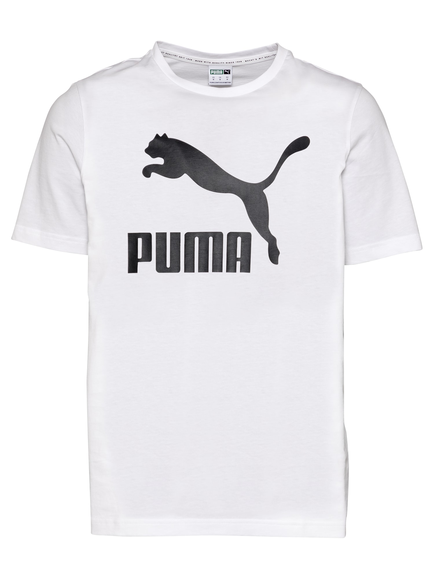 PUMA Тениска  бяло / черно 43351217