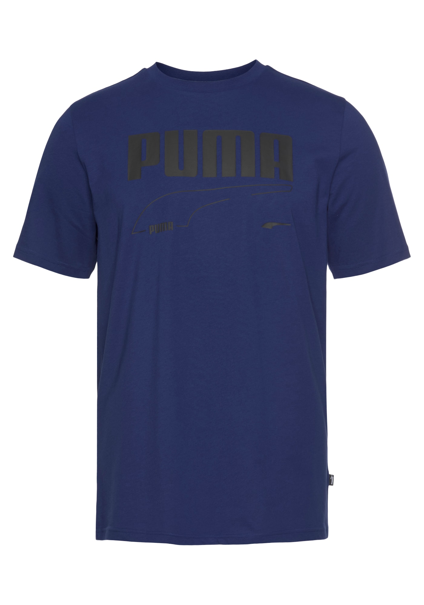 PUMA Функционална тениска  тъмносиньо / черно 45097984