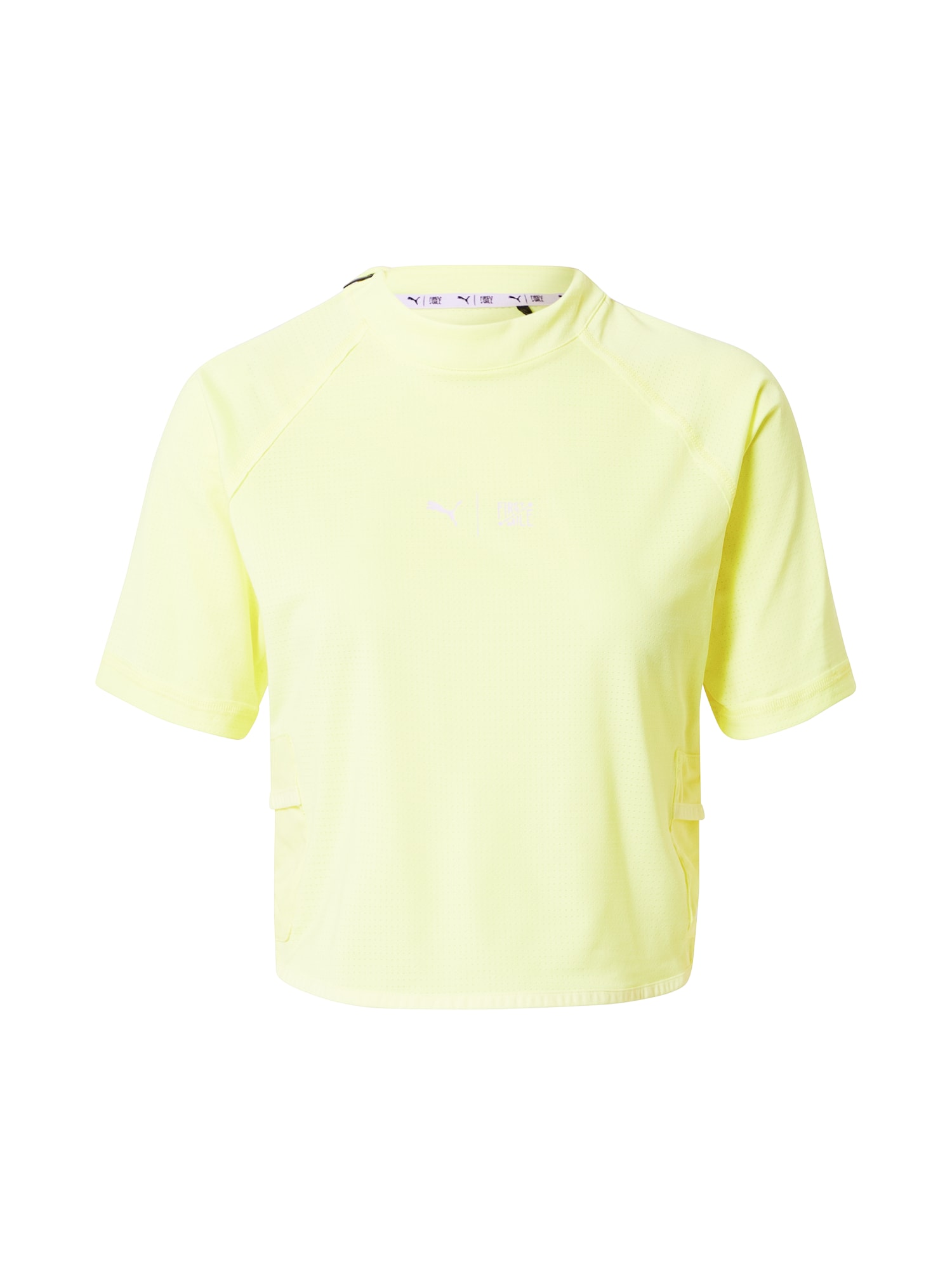 PUMA Функционална тениска  неоново жълто / бяло 45231951