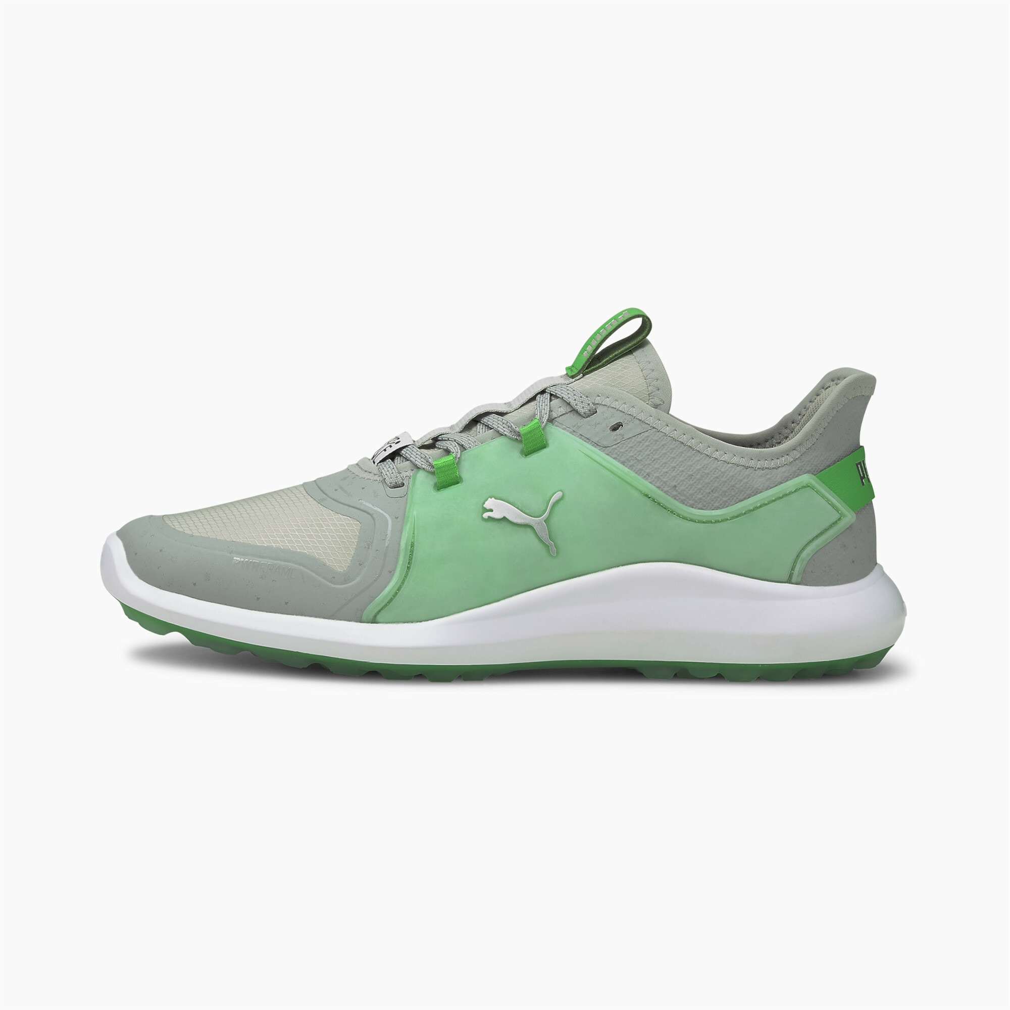 PUMA Спортни обувки  сиво / зелено 45694698