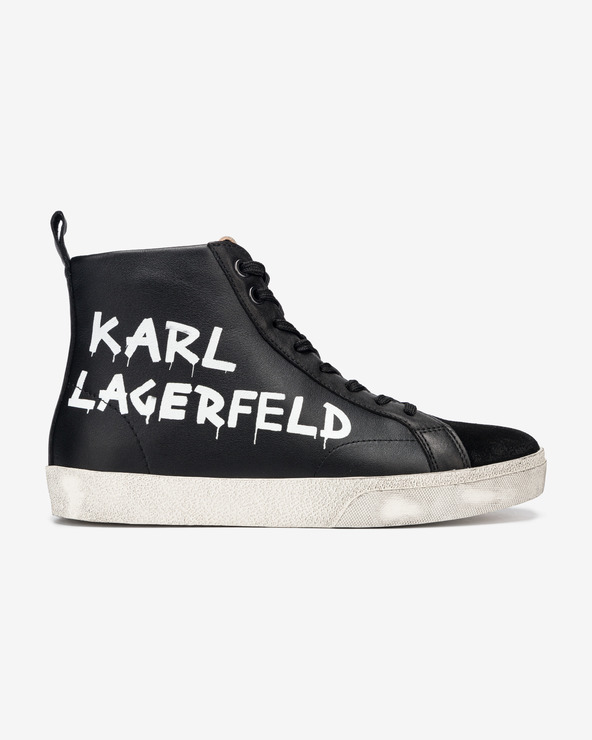 Обувки > Спортни обувки Karl Lagerfeld Skool Brush Logo Спортни обувки Cheren 765927