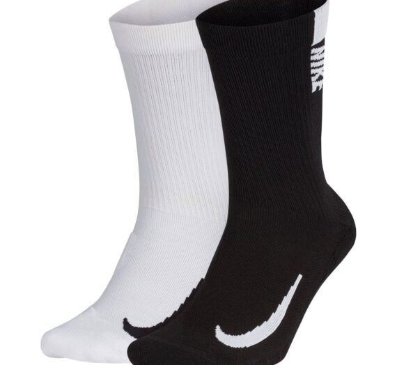 Жени  Дамско облекло  Бельо  Чорапи Nike Multiplier Crew Running Socks 2 Pack Unisex Adults 1022700-6226800