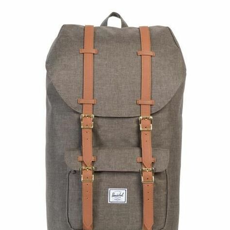 Аксесоари Herschel Supply Co. Little America Backpack Canteen Crosshatch/ Tan Synthetic Leather 103454
