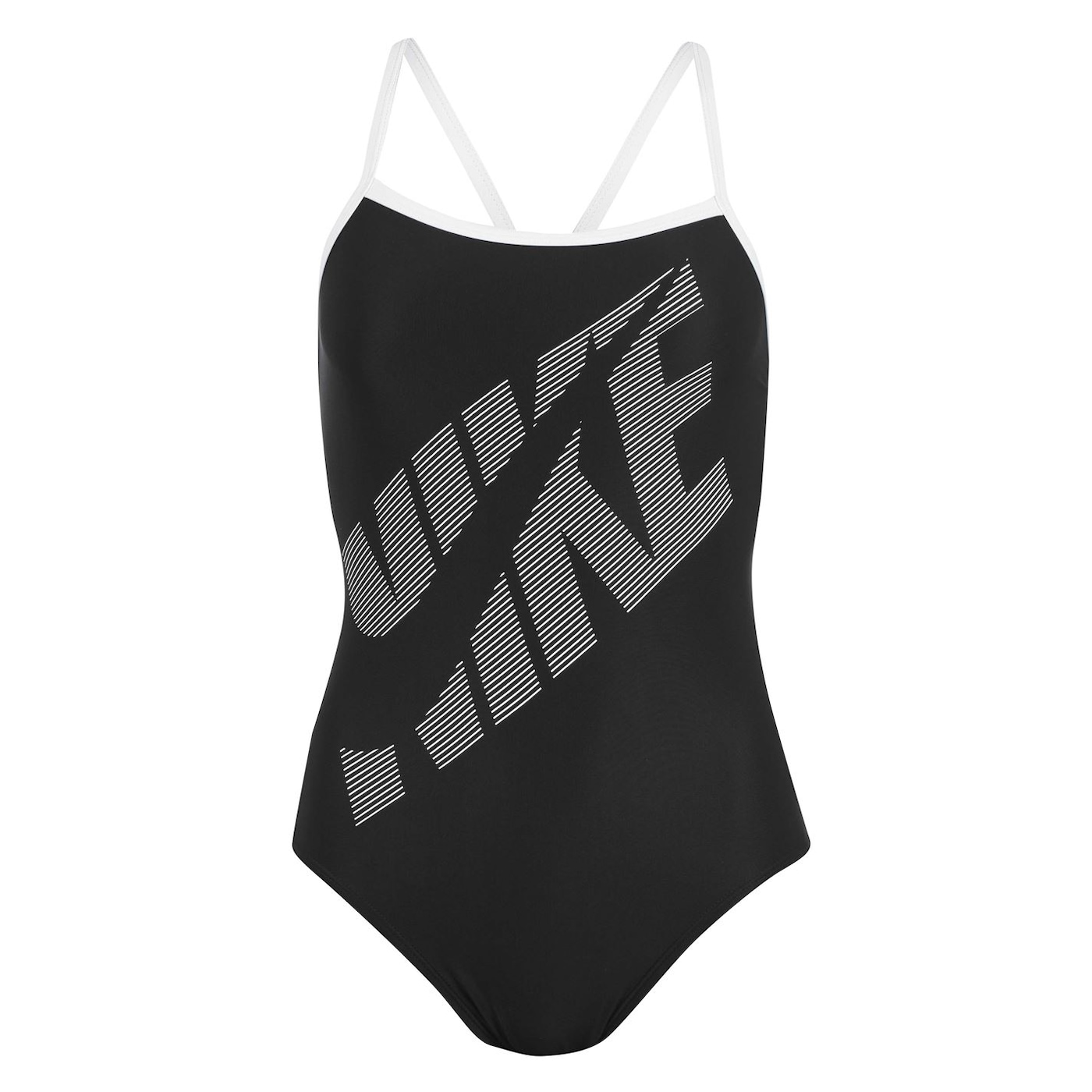Жени  Дамско облекло  Цели бански & Половинки  Бански за плуване Nike Logo Racer Back Swimsuit Ladies 1206000-6771350