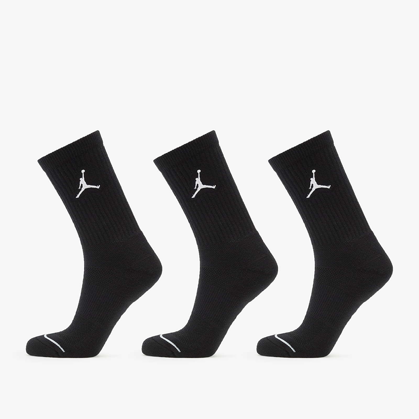 Чорапи Jordan Everyday Max 3PR Crew Socks Black/ Black/ Black 121841
