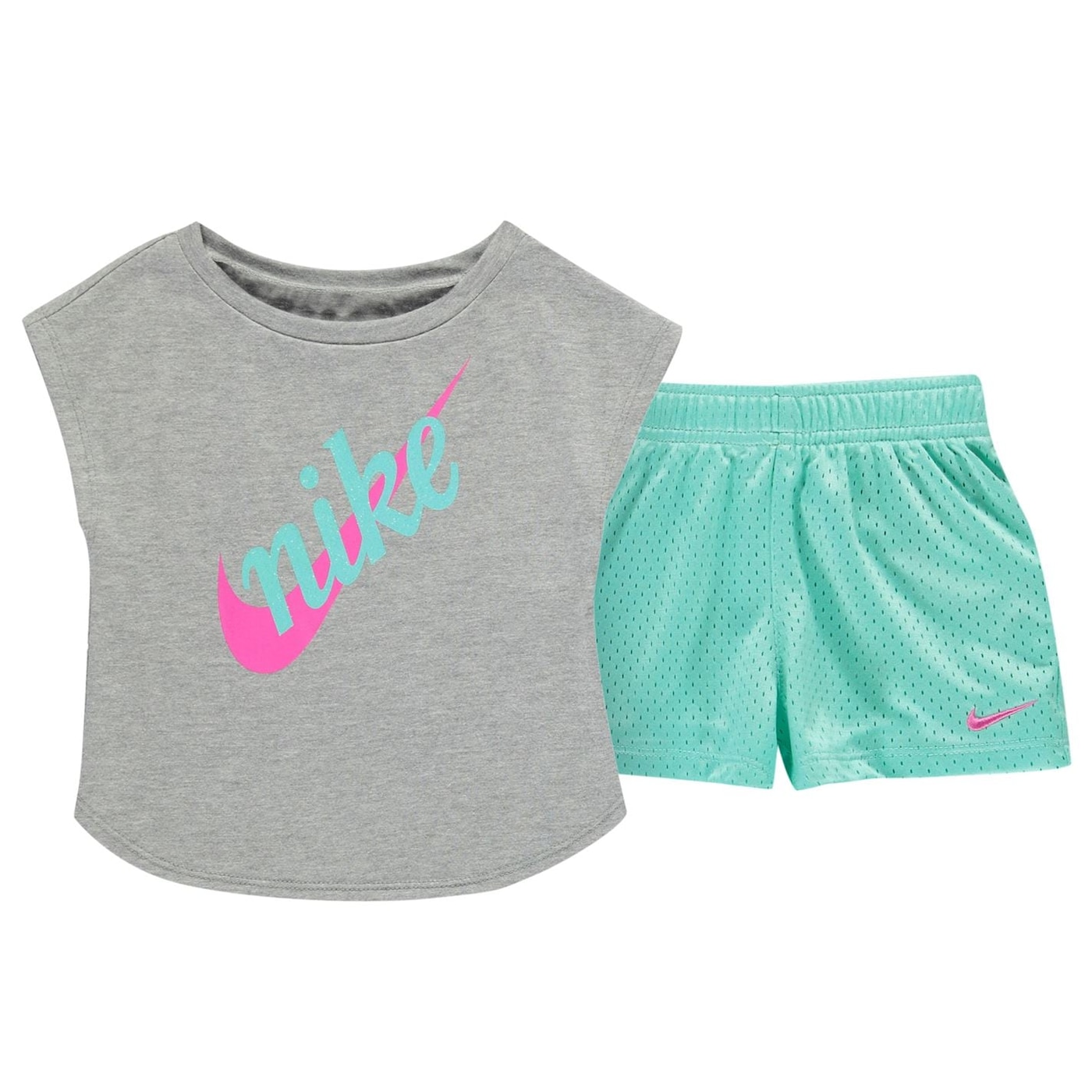 Деца  Облекло за момичета  Комплекти за момичета Nike Short Set Baby Girls 1232619-6892828