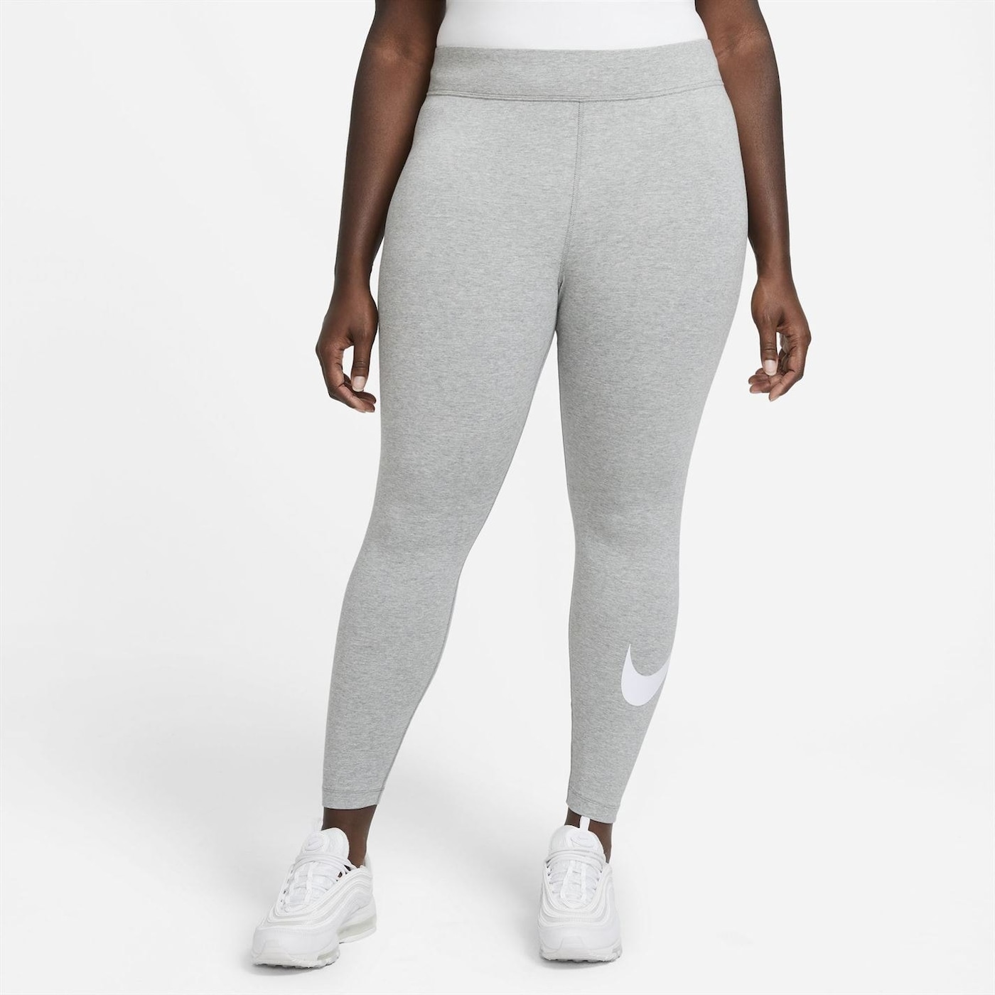 Спортове  Фитнес и йога  облекло  облекло дамско  клинове Nike Sportswear Essential Women’s Mid-Rise Swoosh Leggings 1550929-8124750