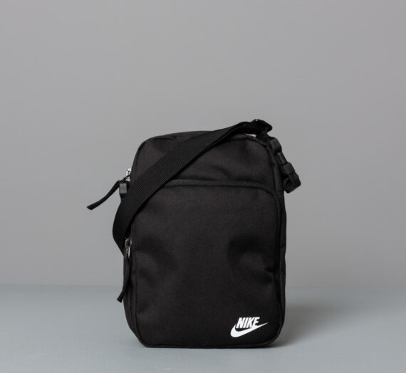 Crossbody чанти Nike Sportswear Heritage Shoulder Bag Black/ White 318180