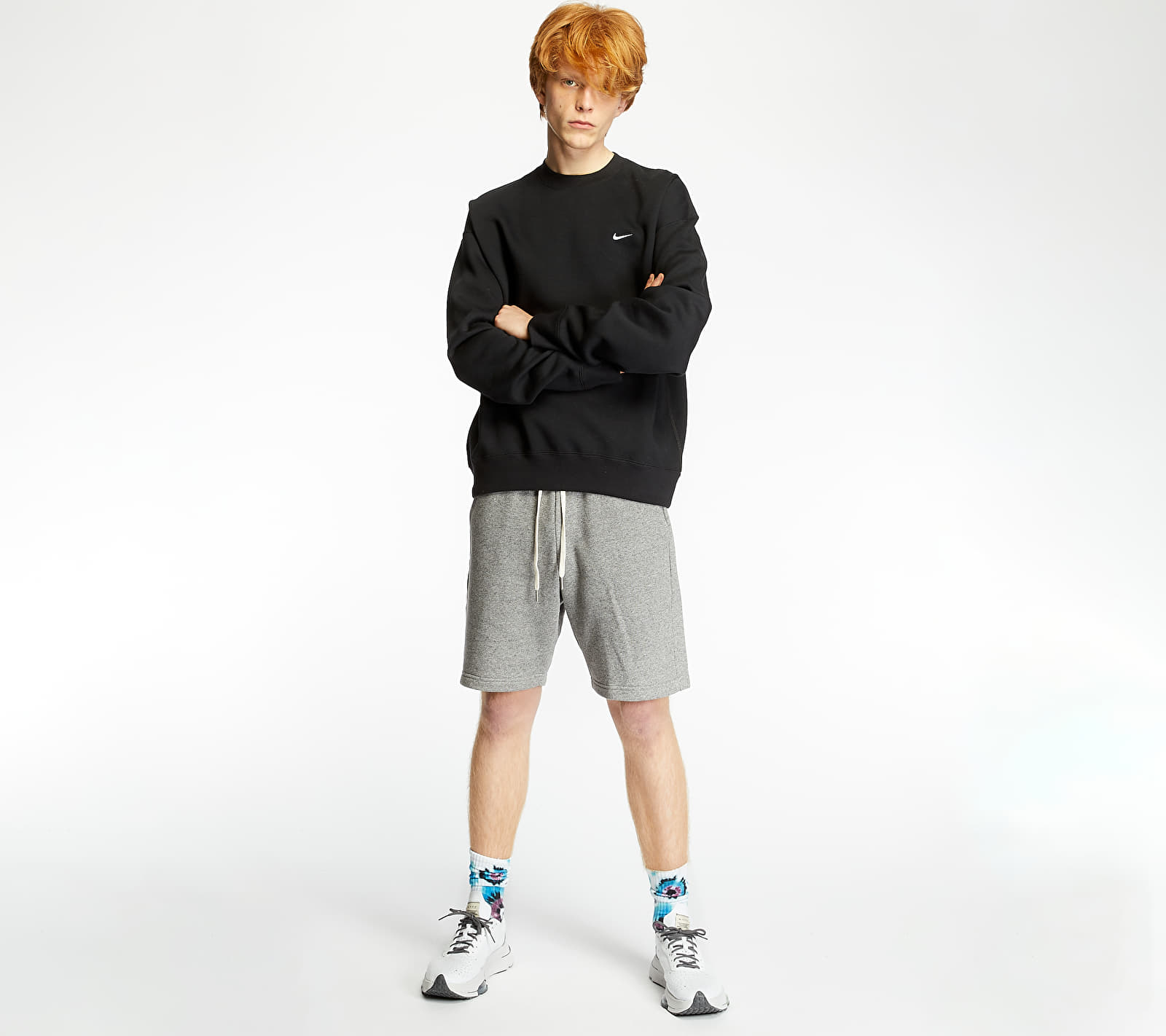 Суичъри и пуловери Nike NRG Fleece Crewneck Black 437851