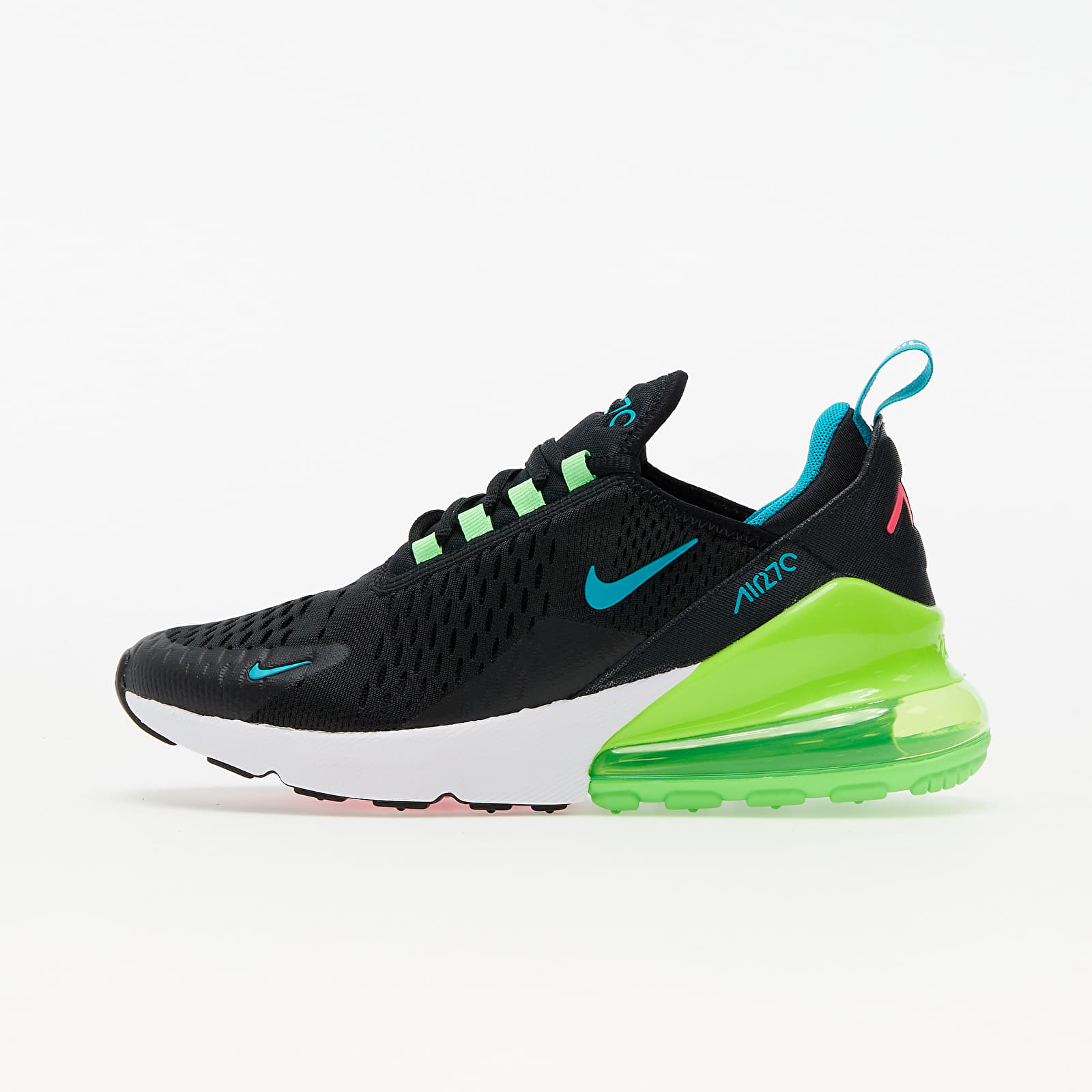 Детски маратонки и обувки Nike Air Max 270 (GS) Black/ Aquamarine-Green Strike-White 782863