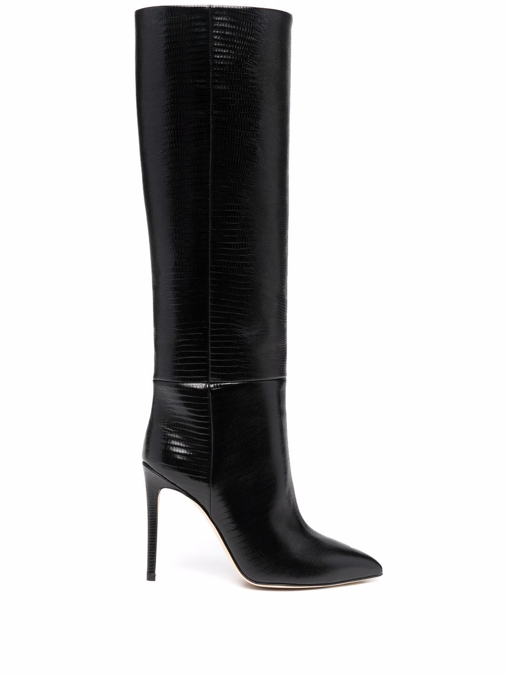 Lizard Print Leather Boots дамски обувки Paris Texas 840183409_36