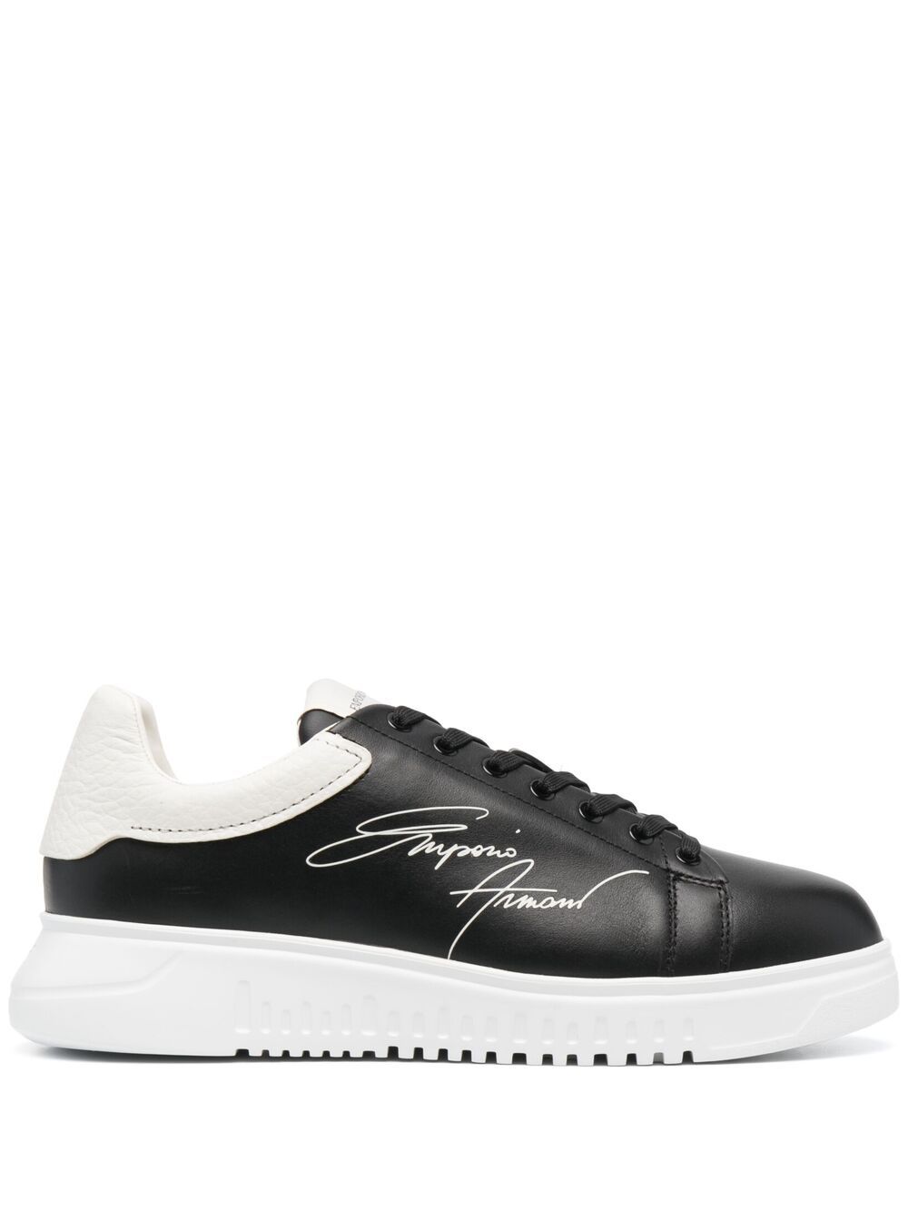Logo Leather Sneakers мъжки обувки Emporio Armani 842804851_12