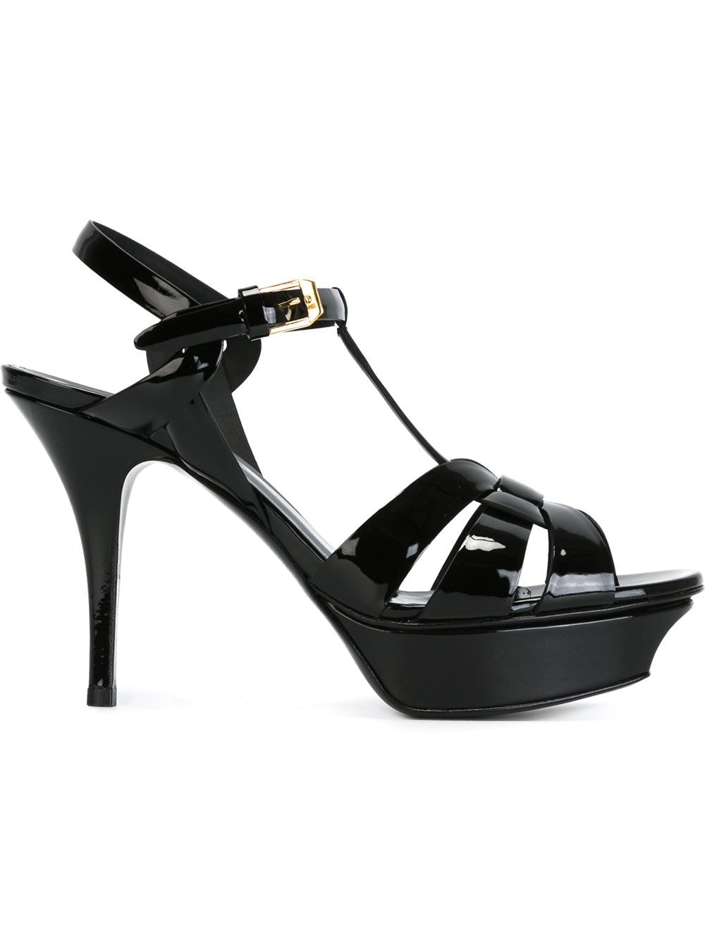 Tribute Patent Leather Sandals дамски обувки Saint Laurent 843753226_35