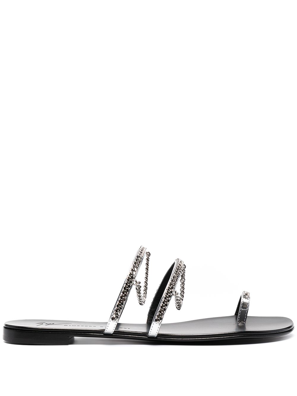 Mignon Leather Flat Sandals дамски обувки Giuseppe Zanotti Design 845443027_35