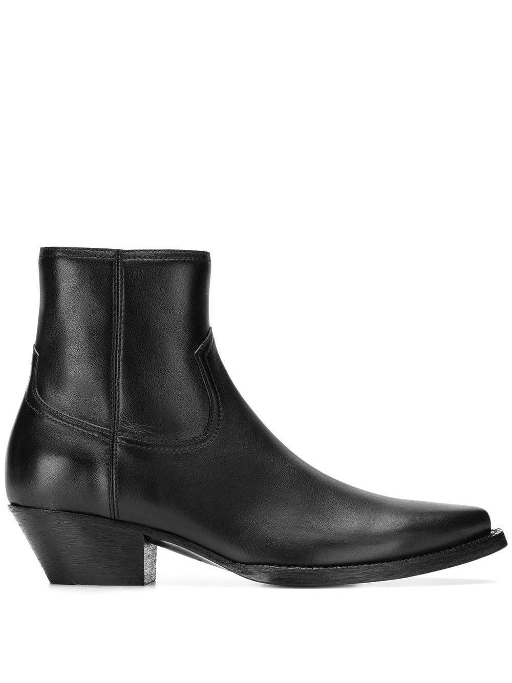 Leather Ankle Boots мъжки обувки Saint Laurent 847332127_41