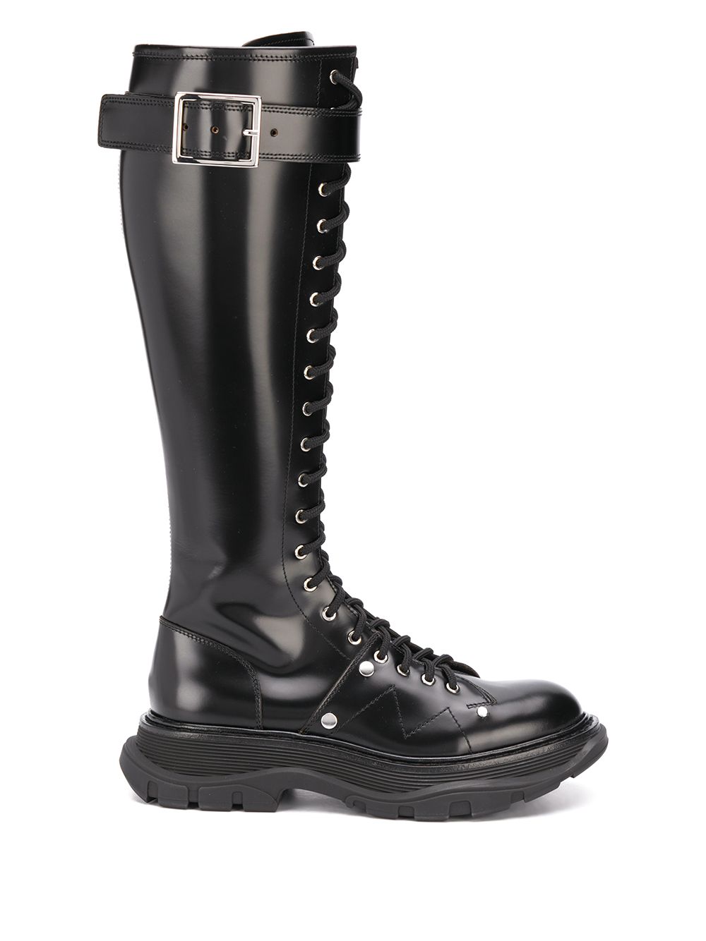 Tread Leather Boots дамски обувки Alexander Mcqueen 847663624_36