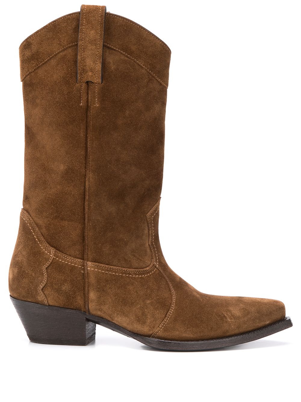 Houston Leather Ankle Boots дамски обувки Saint Laurent 847702171_36