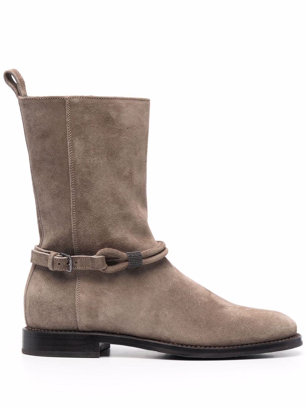 Letaher Ankle Boots дамски обувки Brunello Cucinelli 848895797_36
